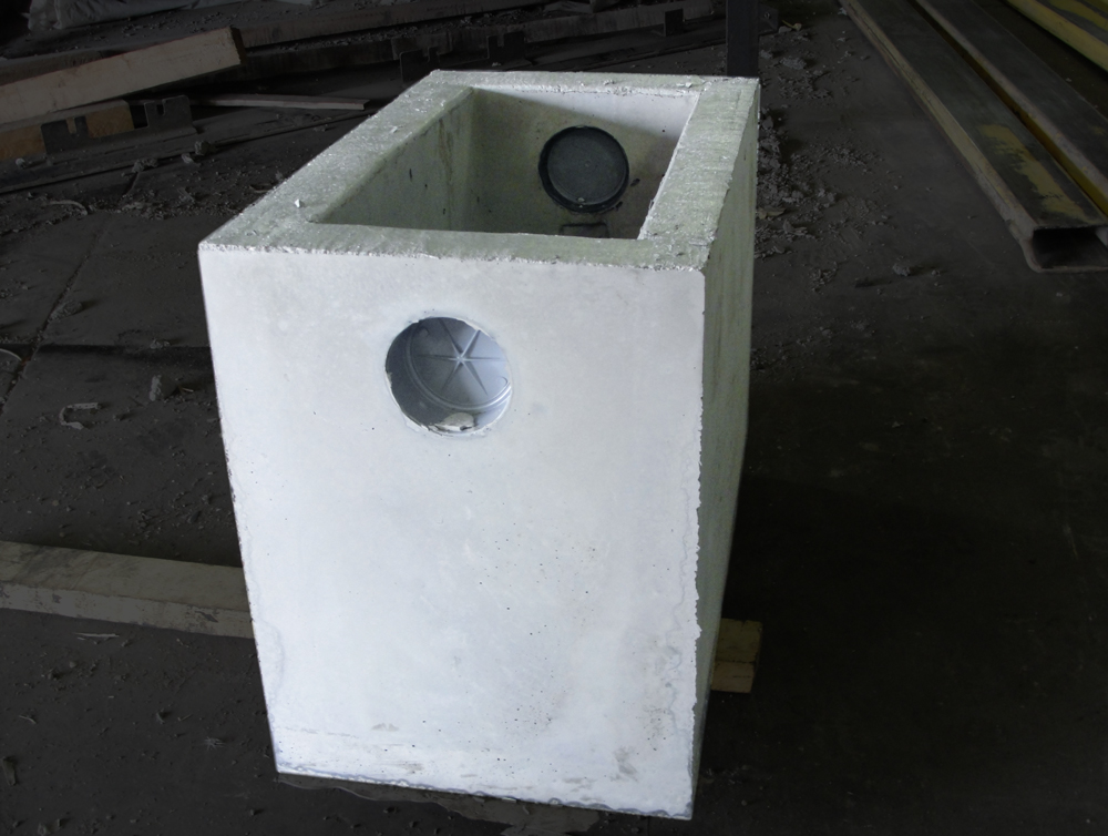 Knockouts and holes added to customize precast Concast, Inc. products