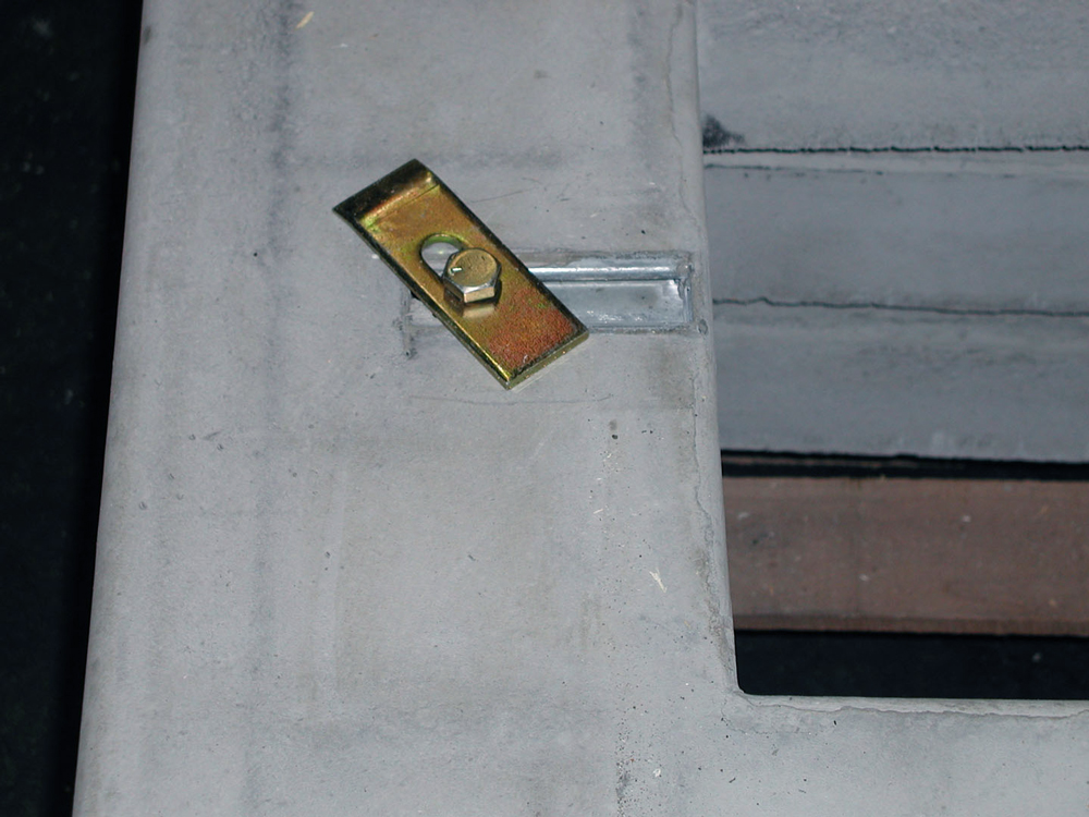 Unistrut channel is a great mounting option and can be either castin