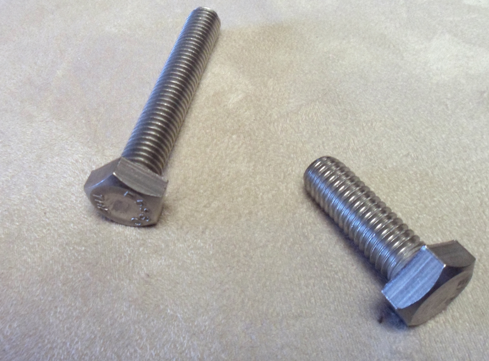 Concast Security bolts are stainless steel Used to secure Concast