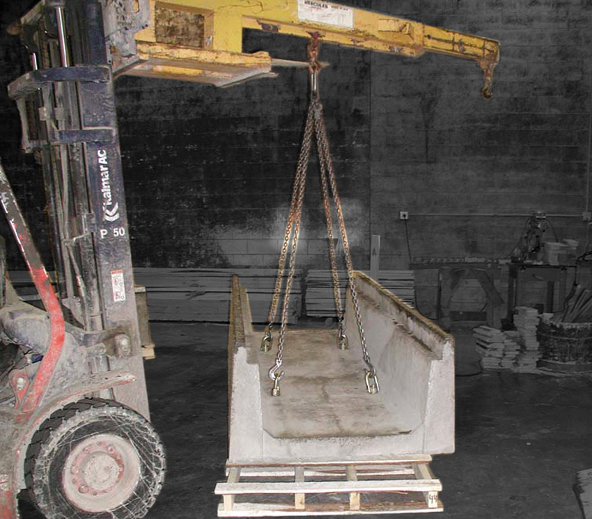 Swivel hoist rings used for machine manipulation of heavyweight