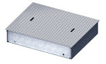 Isometric view thumbnail of Concast's angled HTSG channel cover