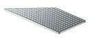 Pedestrian-rated, Galv Steel angled covers
