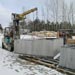 Lifting a Large Box Pad with Chain & Eye Bolts Photo Link