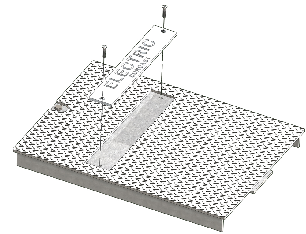 Concast�s aluminum ID plates can be used in many of their