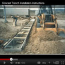 Concast Trench System Installation Video Link