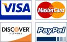Visa, Mastercard, and Paypal accepted by Concast
