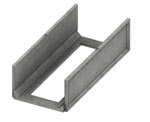 Isometric view of heavy traffic 12 inch deep std pedestrian channel