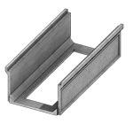 Isometric view of heavy traffic 12 inch deep std pedestrian channel