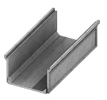 Isometric view of heavy traffic 12 inch deep std pedestrian channel