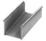 Isometric view of pedestrian transition channel