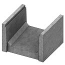 Pedestrian Traffic rated transition channel from ped. PT channel to H-10 light traffic or HT3 channel produced by Concast, Inc.