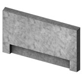 CAD image of a Concast end plate