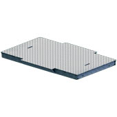 Isometric view thumbnail of Concast's heavy traffic rated channel cover