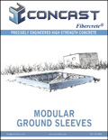 Link to Concast's modular fibercrete ground sleeve (MGS) catalog