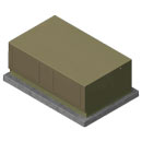 Fibercrete Box Pad Designed to Support Large Backup Generators